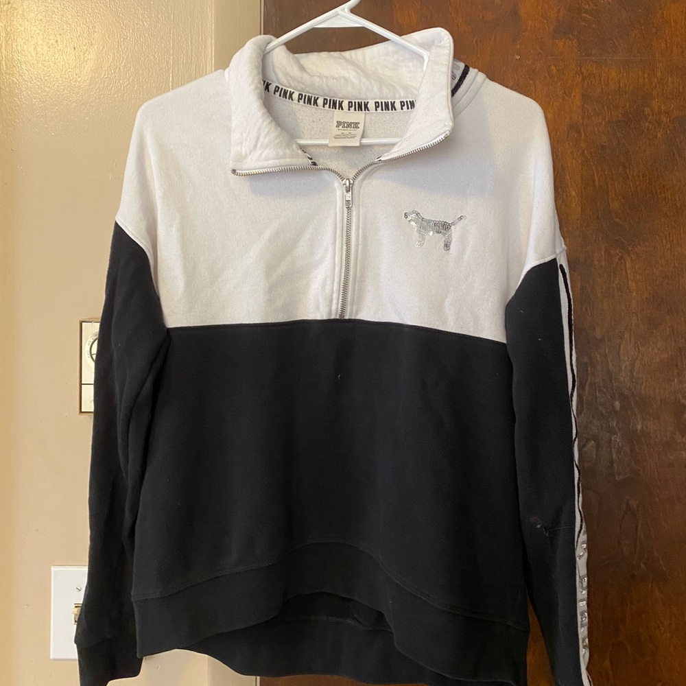 Pink Victoria’s Secret Quarter Zip